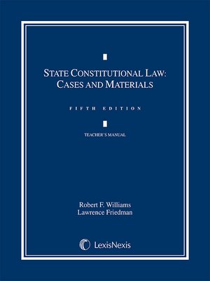 cover image of State Constitutional Law